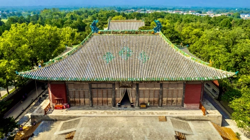 1959年壁画揭取现场